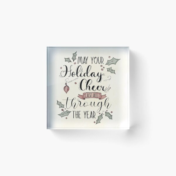 Item preview, May Your Holiday Cheer Last All Through The Year designed and sold by LexIllustration.