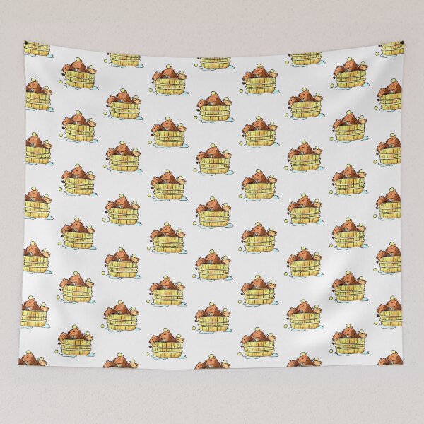 Item preview, Capybara Onsen   designed and sold by FreshDressedTee.