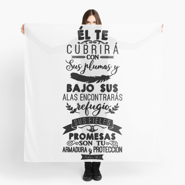 Bajo sus alas encontraras refugio, salmo 91 Spanish bible verse Outdoor Rug