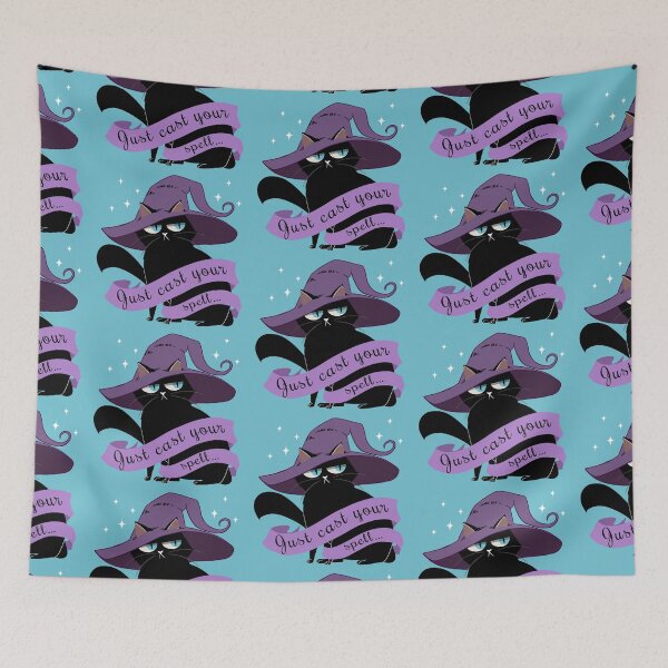 Item preview, Familiar Magical Cat designed and sold by Rosies-Art.