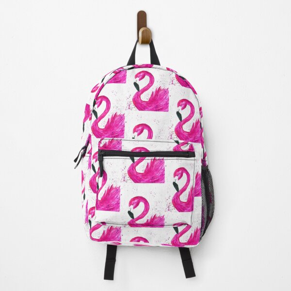 Item preview, Pink Flamingo bird watercolor summer Beach tropical cute designed and sold by Monika Howarth.