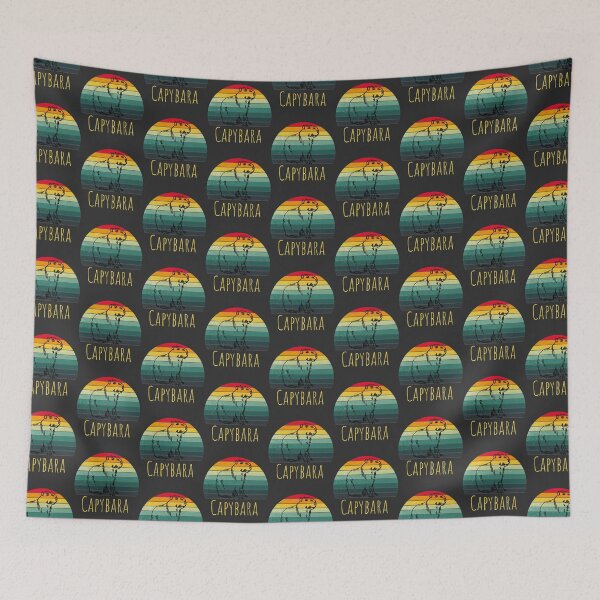 Item preview, Capybara Retro Vintage   designed and sold by FreshDressedTee.