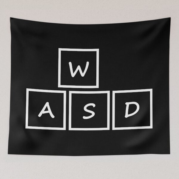 Item preview, WASD (White) designed and sold by AllonsyRapunzel.