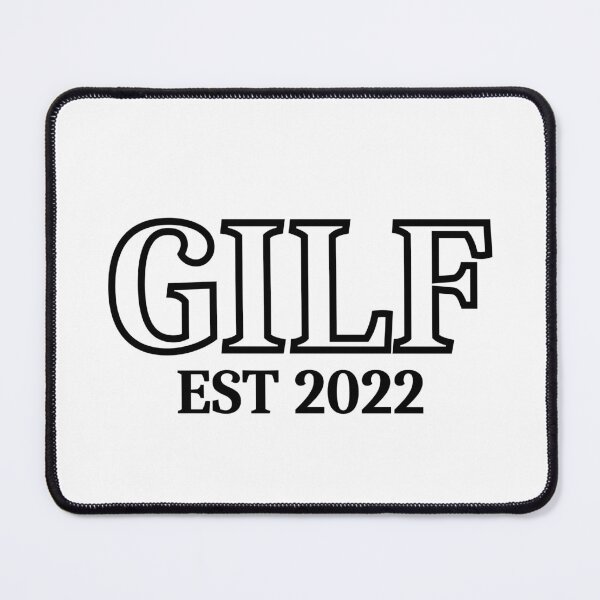 Item preview, GILF est 2022 (black text) - Fathers Day and Mothers day gift for current and future grandparents, Pregnancy Announcement, Grandparents Day designed and sold by CaitU.