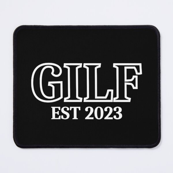 Item preview, GILF est 2023 (white text) - Fathers Day and Mothers day gift for current and future grandparents, Pregnancy Announcement, Grandparents Day designed and sold by CaitU.