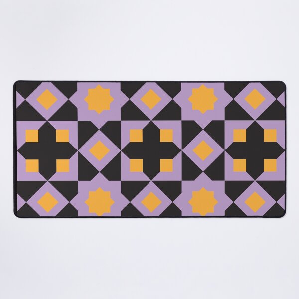 Aperçu de l'œuvre GÉOMÉTRIQUE VIOLET ET JAUNE créée et vendue par RYM78.