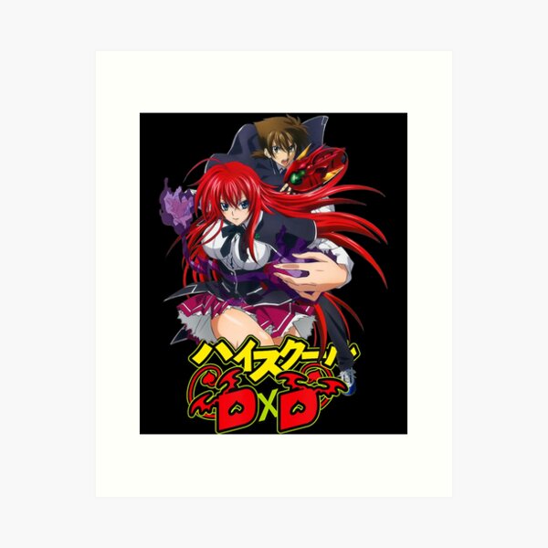 High School Funny Anime DxD Rias Gremory Retro Character Tie-Dye T-Shirt