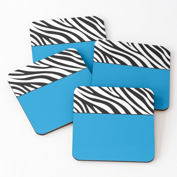 Item preview, Animal zebra print with blue designed and sold by BLMcreations.