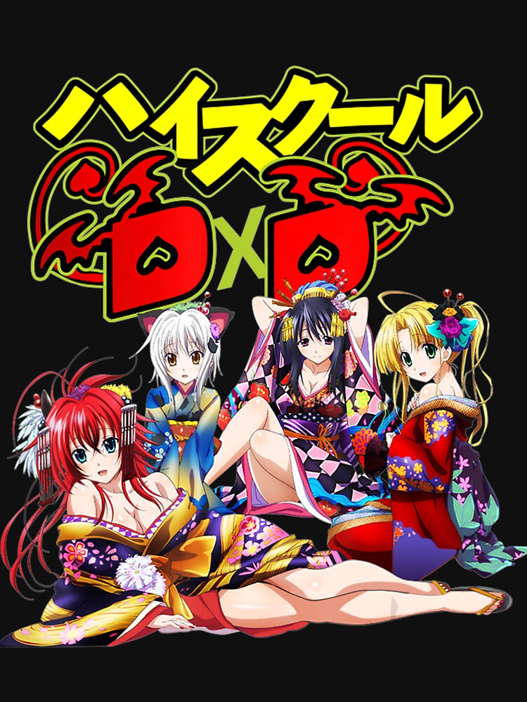 Funny High School Anime DxD Rias Gremory With Friend Poster for