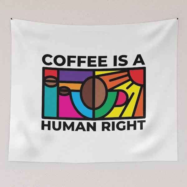 Item preview, Coffee Is A Human Right - Coffee Lover designed and sold by DesignByLeo.