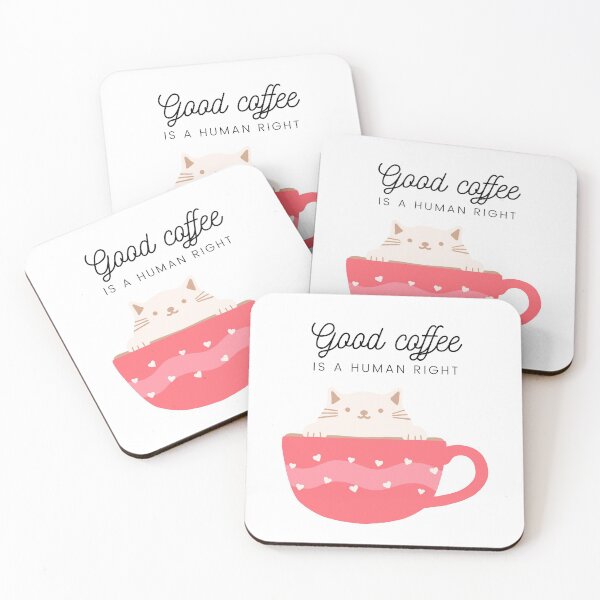 Item preview, Good coffee is a human right designed and sold by littleaxii.