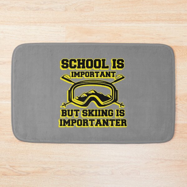 Item preview, School Is Important But Skiing Is Importanter designed and sold by theskyblue.