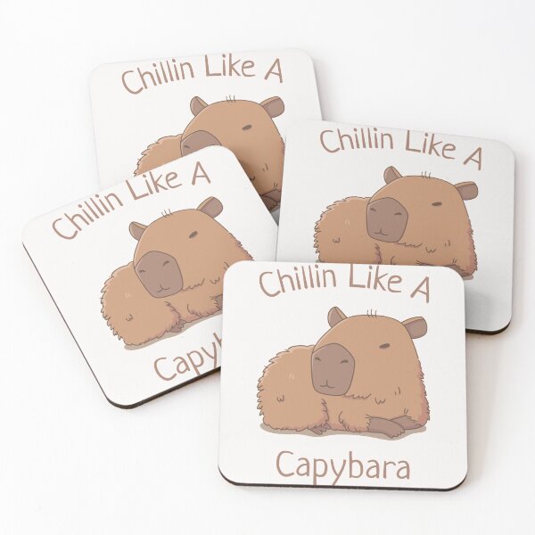 Item preview, Chilin Like A Capybara   designed and sold by FreshDressedTee.