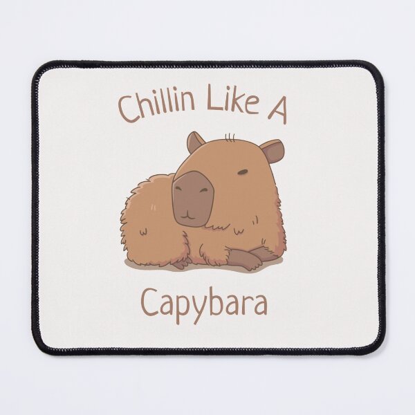 Item preview, Chilin Like A Capybara   designed and sold by FreshDressedTee.