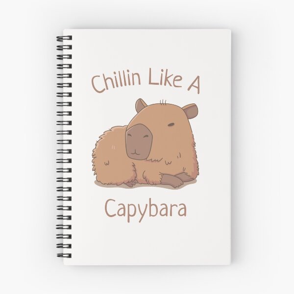 Item preview, Chilin Like A Capybara   designed and sold by FreshDressedTee.