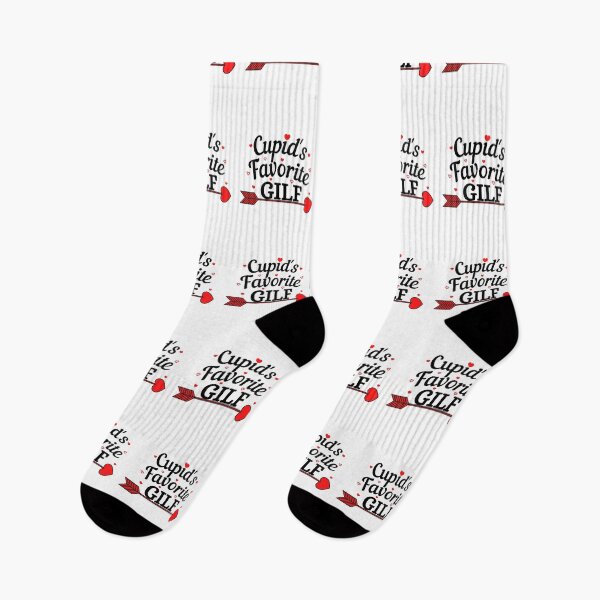 Item preview, Cupids Favorite GILF (black text) - Funny Valentines - Gift for grandparents, grandma or grandpa designed and sold by CaitU.