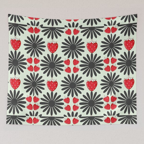 Item preview, Straw berry pattern designed and sold by kiondo.