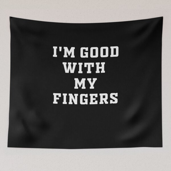 Item preview, I'm Good With My Fingers Funny Gaming Meme Controller designed and sold by Gamerss4Life.