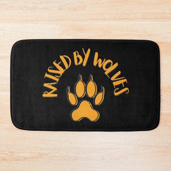 Item preview, Raised by Wolves Yellow Animal Paw Print Sarcasm Funny  designed and sold by LGbubble.