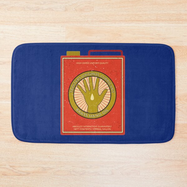 Item preview, Brass Hand Oil - vintage tin     designed and sold by Rose-Braude.