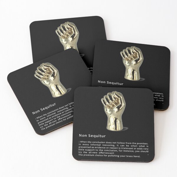 Item preview, Brass Hand, Non Sequitur - Athletico Mince      designed and sold by Rose-Braude.
