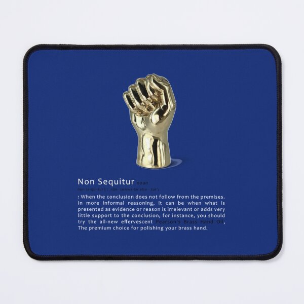 Item preview, Brass Hand, Non Sequitur - Athletico Mince designed and sold by Rose-Braude.