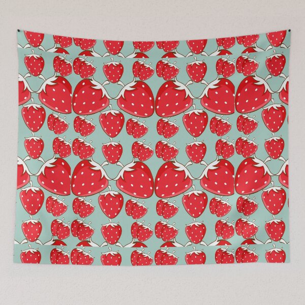 Item preview, Straw berry pattern designed and sold by kiondo.