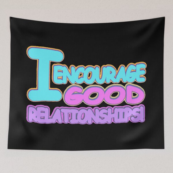 Item preview, Cute Expression Artwork Design "GOOD RELATIONSHIPS". Buy Now designed and sold by Health And Fitness Posts e-Store.