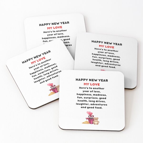 Item preview, Romantic Colourful New Year Gifts designed and sold by TextToTee.