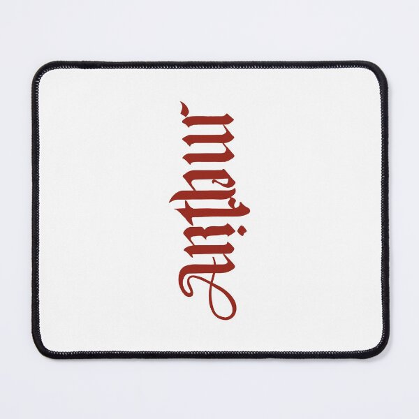 Item preview, Merlin/Arthur (Merthur) - Symbiotogram (similar to Ambigram) [Vertical] designed and sold by pen-dragon-lord.