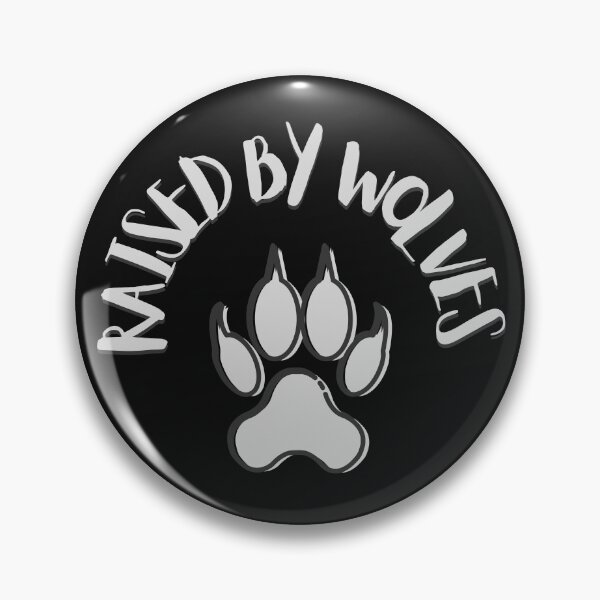 Item preview, Raised by Wolves Light Gray Animal Paw Print Sarcasm Funny designed and sold by LGbubble.