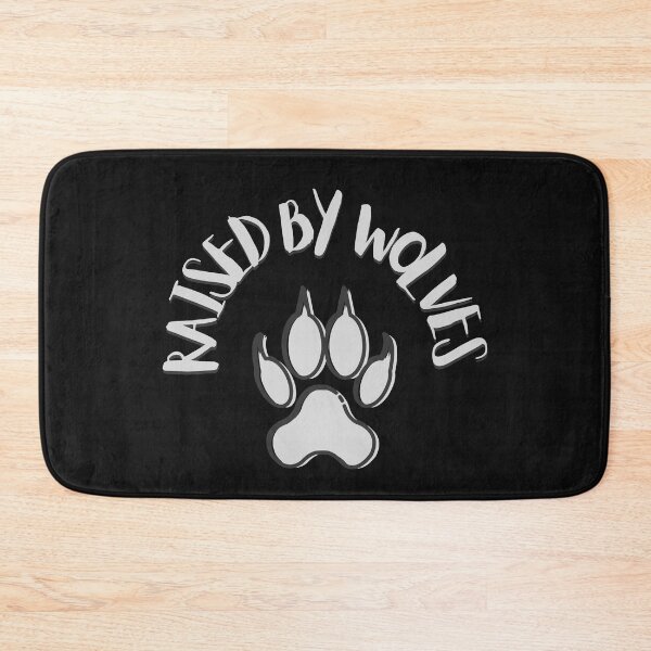 Item preview, Raised by Wolves Light Gray Animal Paw Print Sarcasm Funny  designed and sold by LGbubble.
