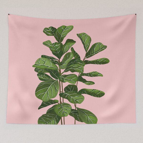 Item preview, Copy of Modern House plant in pink 2, Abstract Plant Art designed and sold by Ana Moguš.