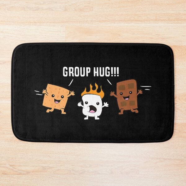 Item preview, Group Hug Camping Campfire Chocolate Marshmallow S'Mores  designed and sold by QuteezArt.