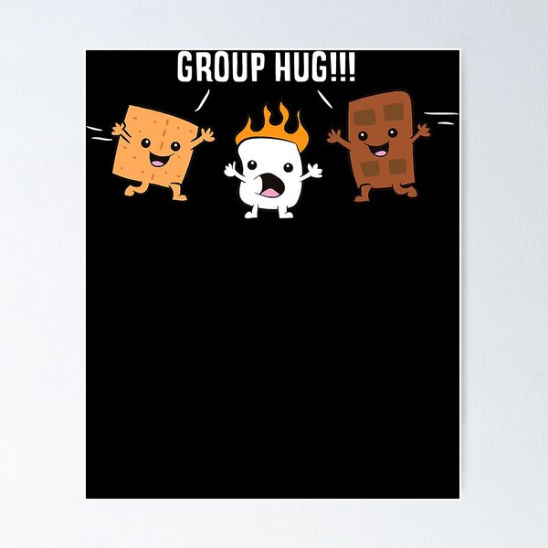 Group Hug Campfire S’Mores Tote Bag (16” X 16”, Polyester)