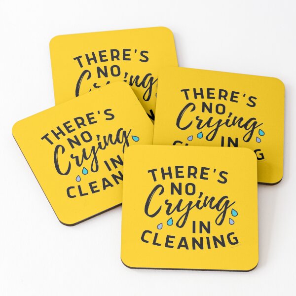Item preview, There's No Crying in Cleaning Funny Housekeeping Janitor designed and sold by SavvyCleaner.