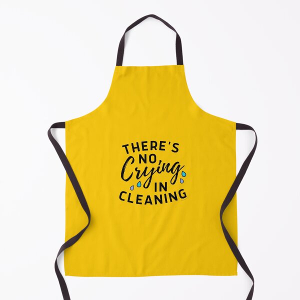 Item preview, There's No Crying in Cleaning Funny Housekeeping Janitor designed and sold by SavvyCleaner.