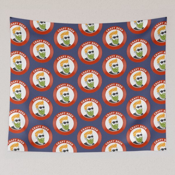 Item preview, Beer Real Ale Hipster Beard   designed and sold by harveywright.