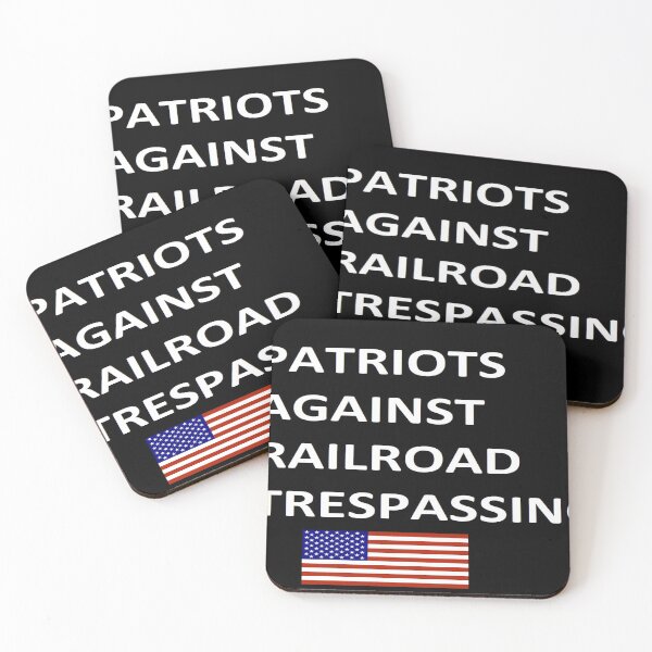 Item preview, Patriots Against Railroad Trespassing Shirt designed and sold by PARTMAGA.