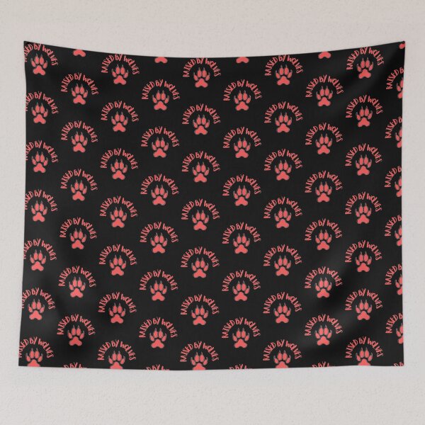 Item preview,  Raised by Wolves Pink Animal Paw Print Sarcasm Funny  designed and sold by LGbubble.