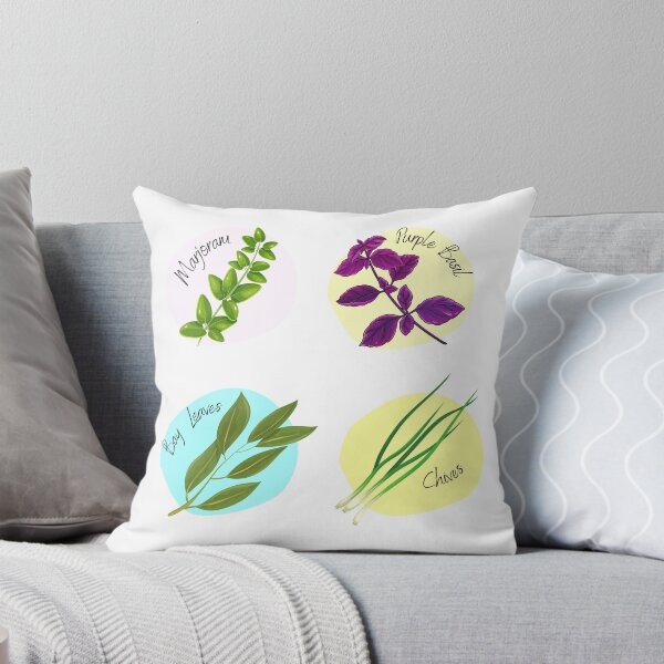 Item preview, Herb Collection part 3 Marjoram, Purple Basil, Bay Leaves and Chives designed and sold by Jennykies.