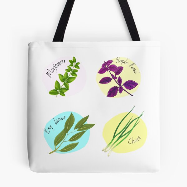 Item preview, Herb Collection part 3 Marjoram, Purple Basil, Bay Leaves and Chives designed and sold by Jennykies.
