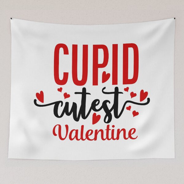 Item preview, Cupid Cutest Valentine, Baby Valentine's Day, Toddler Valentine's Day, Valentine's Day designed and sold by FortyFourTeez.