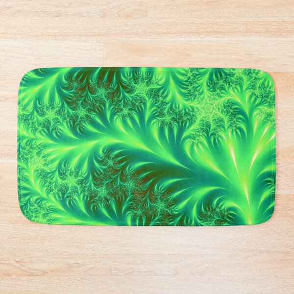 Item preview, Fractales verdes psicodélicos designed and sold by shantilovesart.