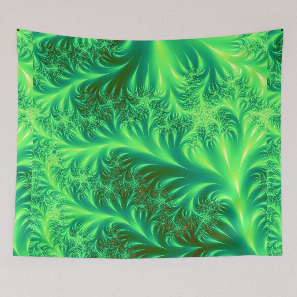 Item preview, Psychedelic Green Fractals  designed and sold by shantilovesart.