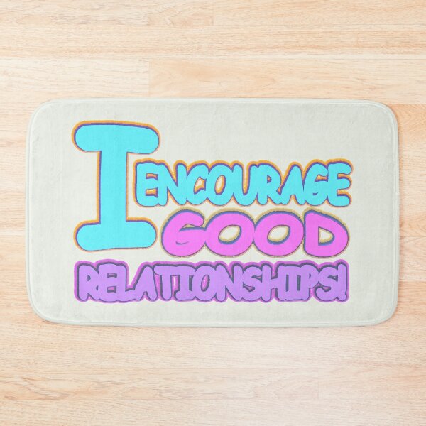 Item preview, Cute Expression Artwork Design "GOOD RELATIONSHIPS". Buy Now designed and sold by Health And Fitness Posts e-Store.