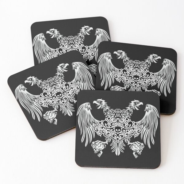 Item preview, heraldic double-headed eagle and skull designed and sold by amid999.