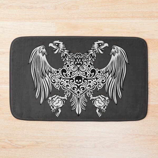 Item preview, heraldic double-headed eagle and skull designed and sold by amid999.