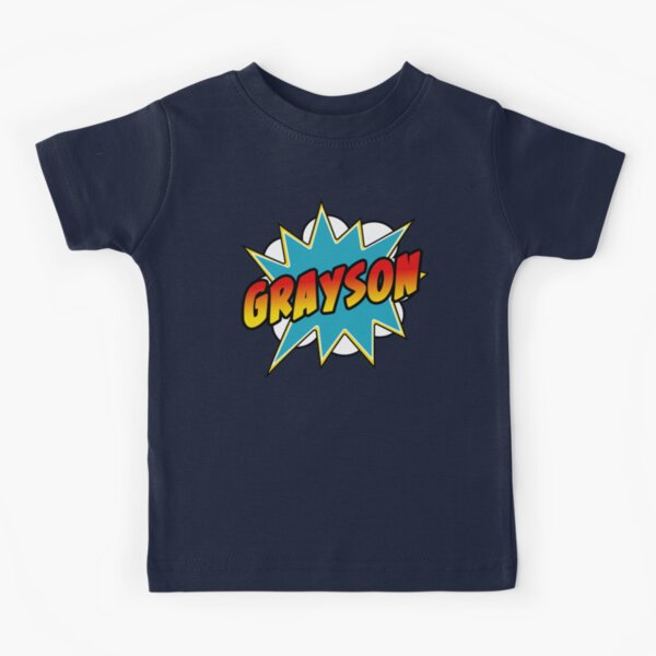 Item preview, Boys Grayson Name Comic Book Superhero designed and sold by Rixta82.