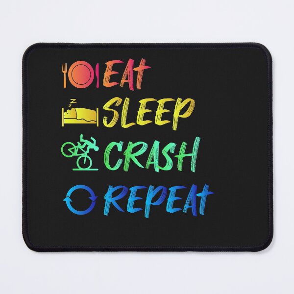 Item preview, Copy of Eat Sleep Crash Repeat designed and sold by roosoth.